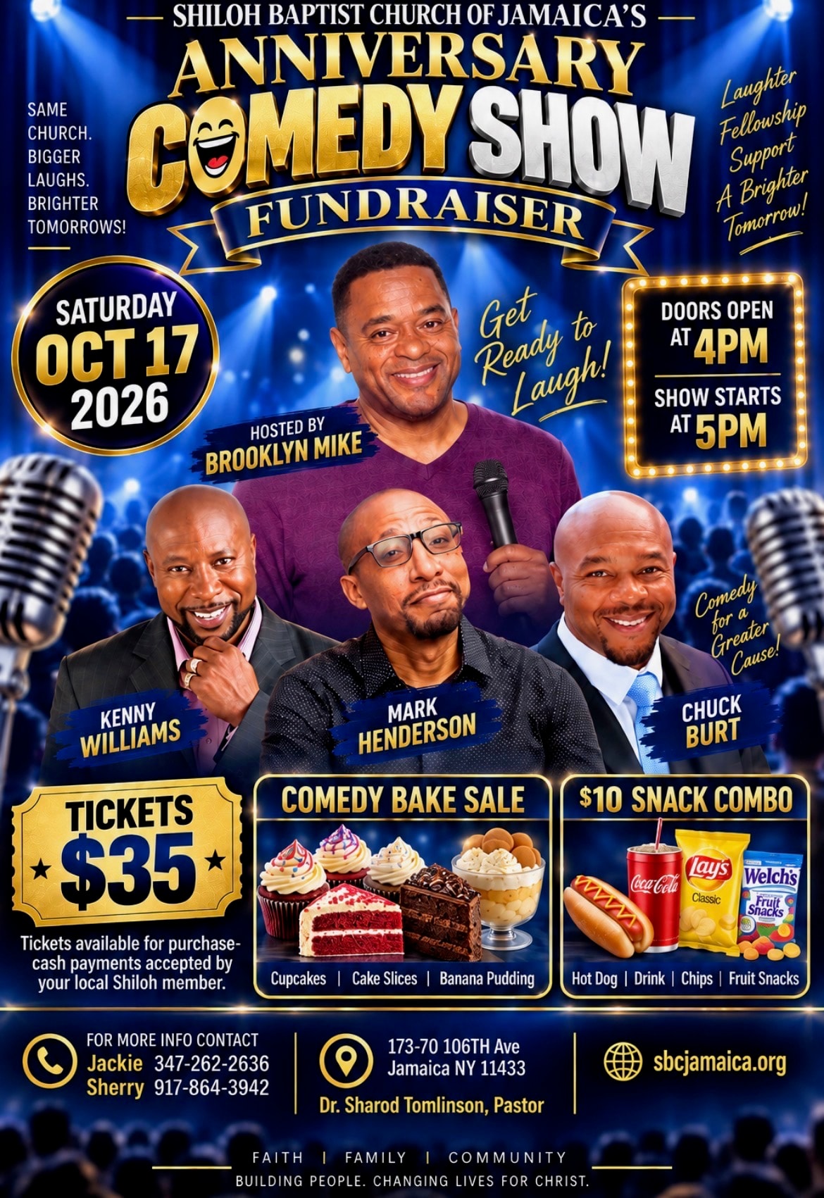 Shiloh Baptist Church Comedy Show Fundraiser
